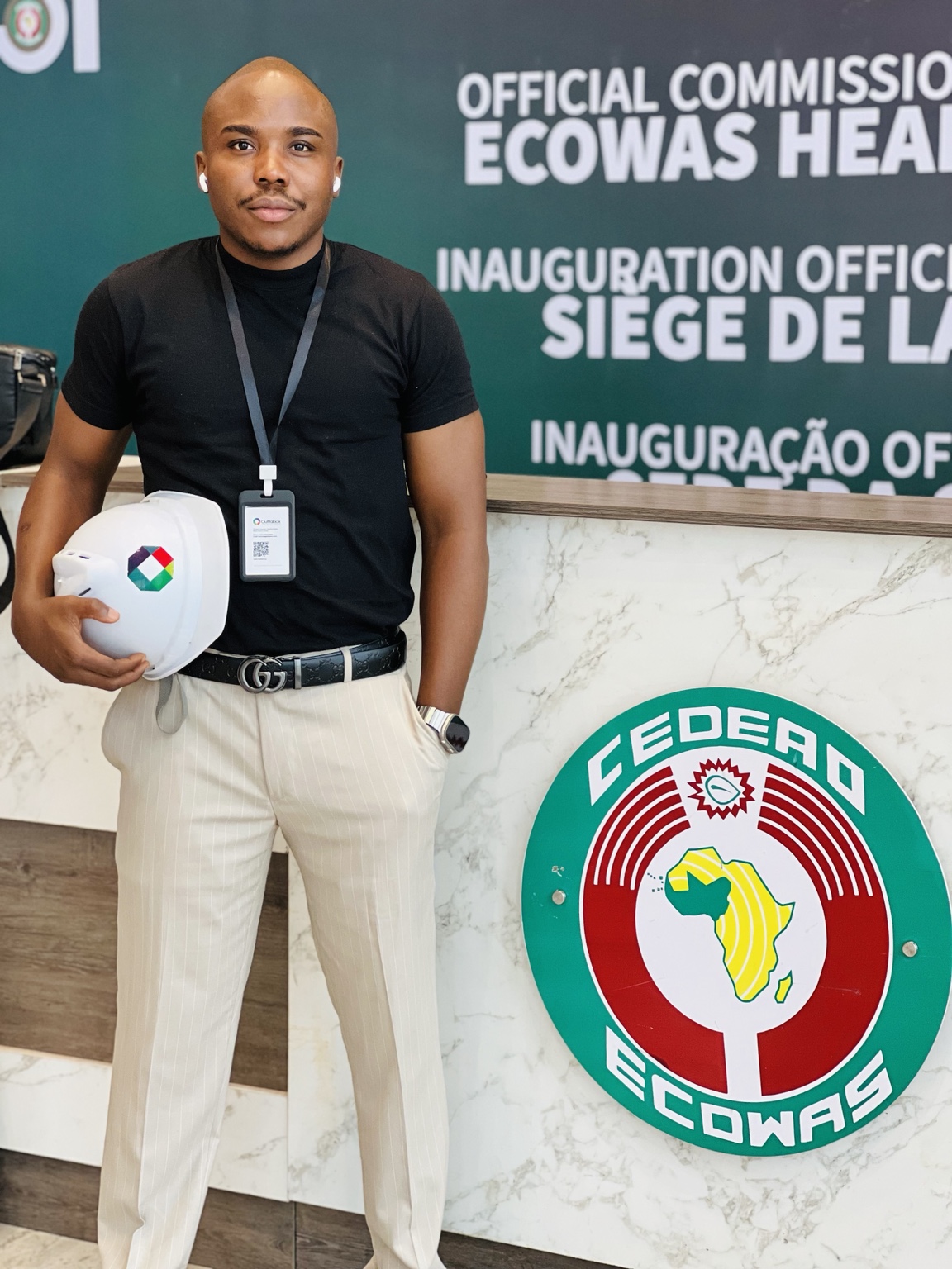 Ekulide Miracle at ECOWAS headquarters